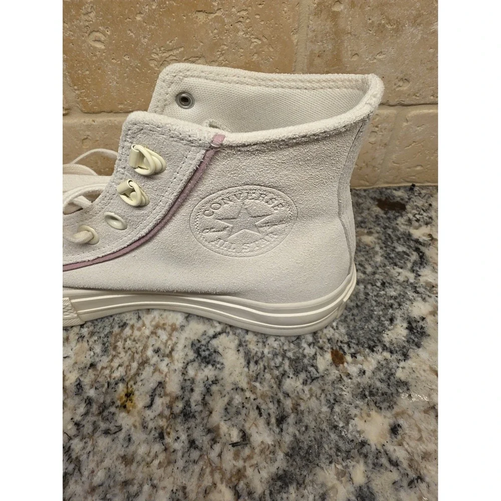 Converse Platform Pink White Women's Size 9 Sneakers Shoes A05962C High Top